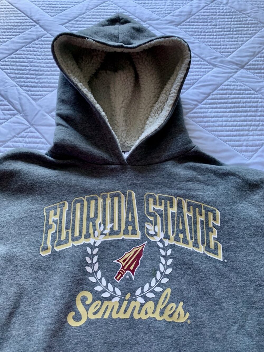 ProEdge Florida State Seminoles Sherpa-Lined Hoodie - Youth L (12/14)